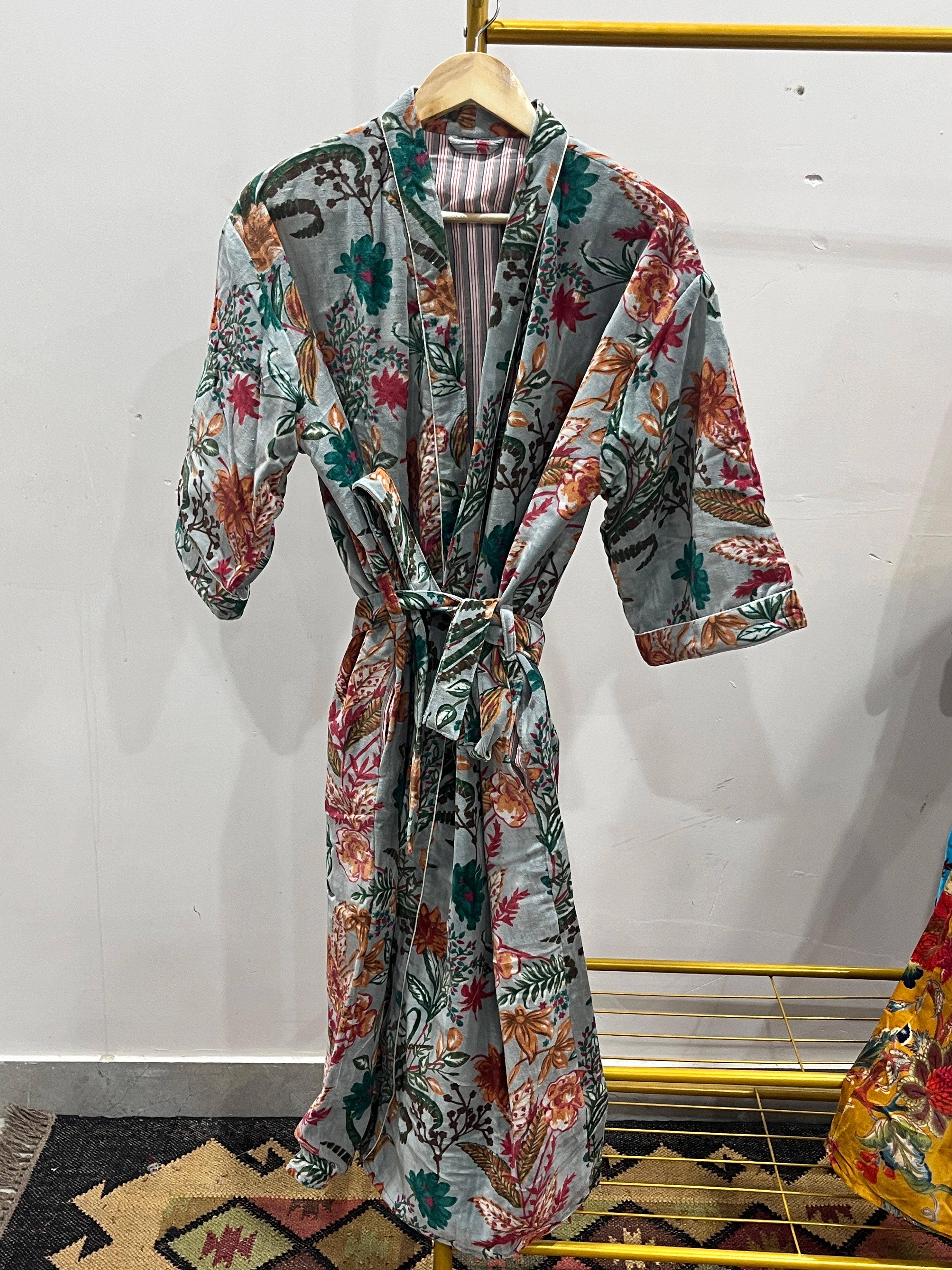 Homesoul - Wholesale Robe - Women's - Velvet Kimono Dressing Gowns- Set of 10 5