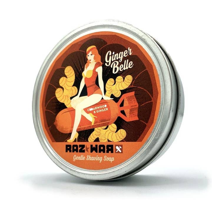 Raz*War – Großhandel Rasiercreme – Herren – Handgemachte und biologische Rasierseife — Ginger Belle