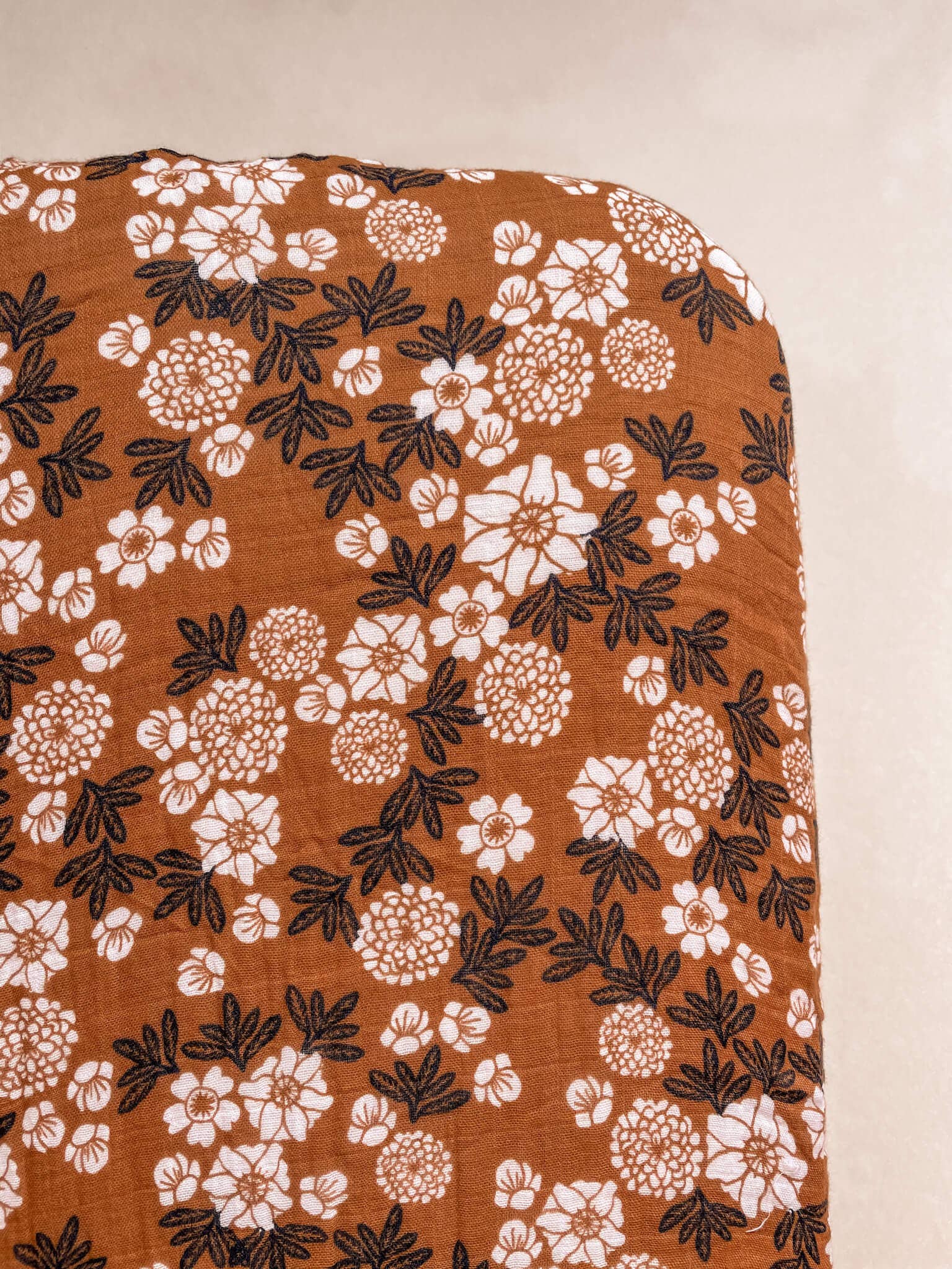 Moon + Mystics - Wholesale Cot/crib sheets - Marigold Muslin Crib Sheet3