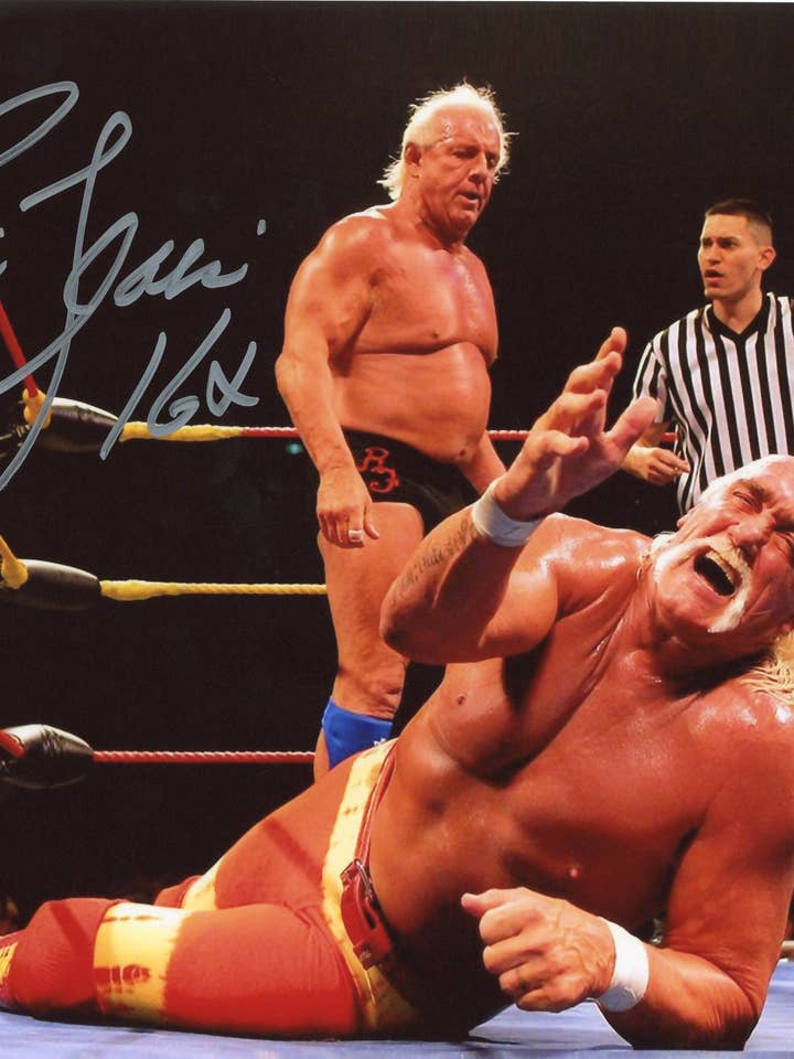 Ric Flair Autographed 8x10 Photo (JSA) for wholesale by Hollywood Collectibles