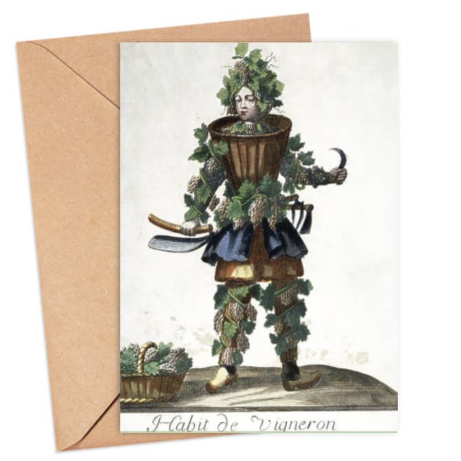 Habit de Vigneron Card for wholesale by ikonink