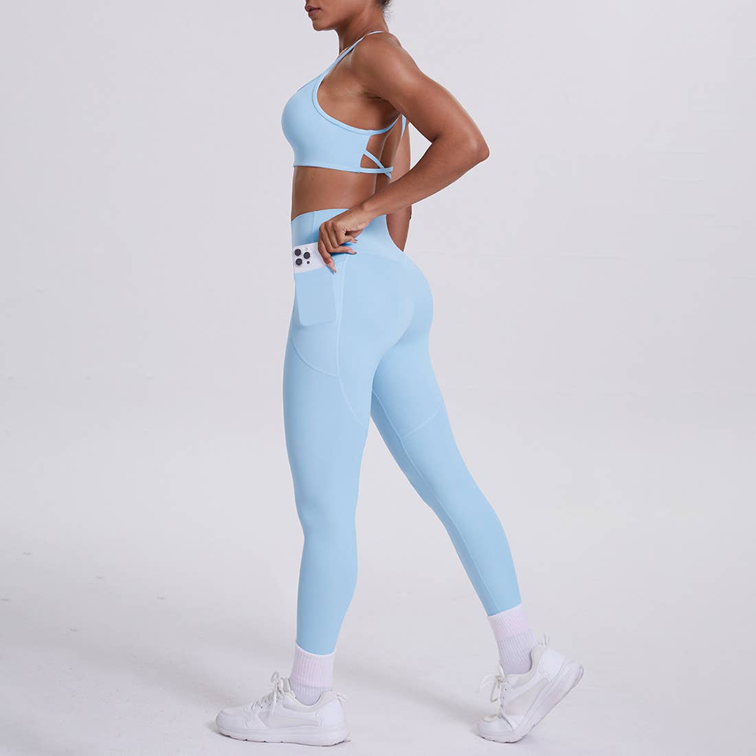 Sodalemon - Wholesale Activewear Set - Women's - Women High-Waisted Yoga Set: Sports Bra + Sculpting Leggings23