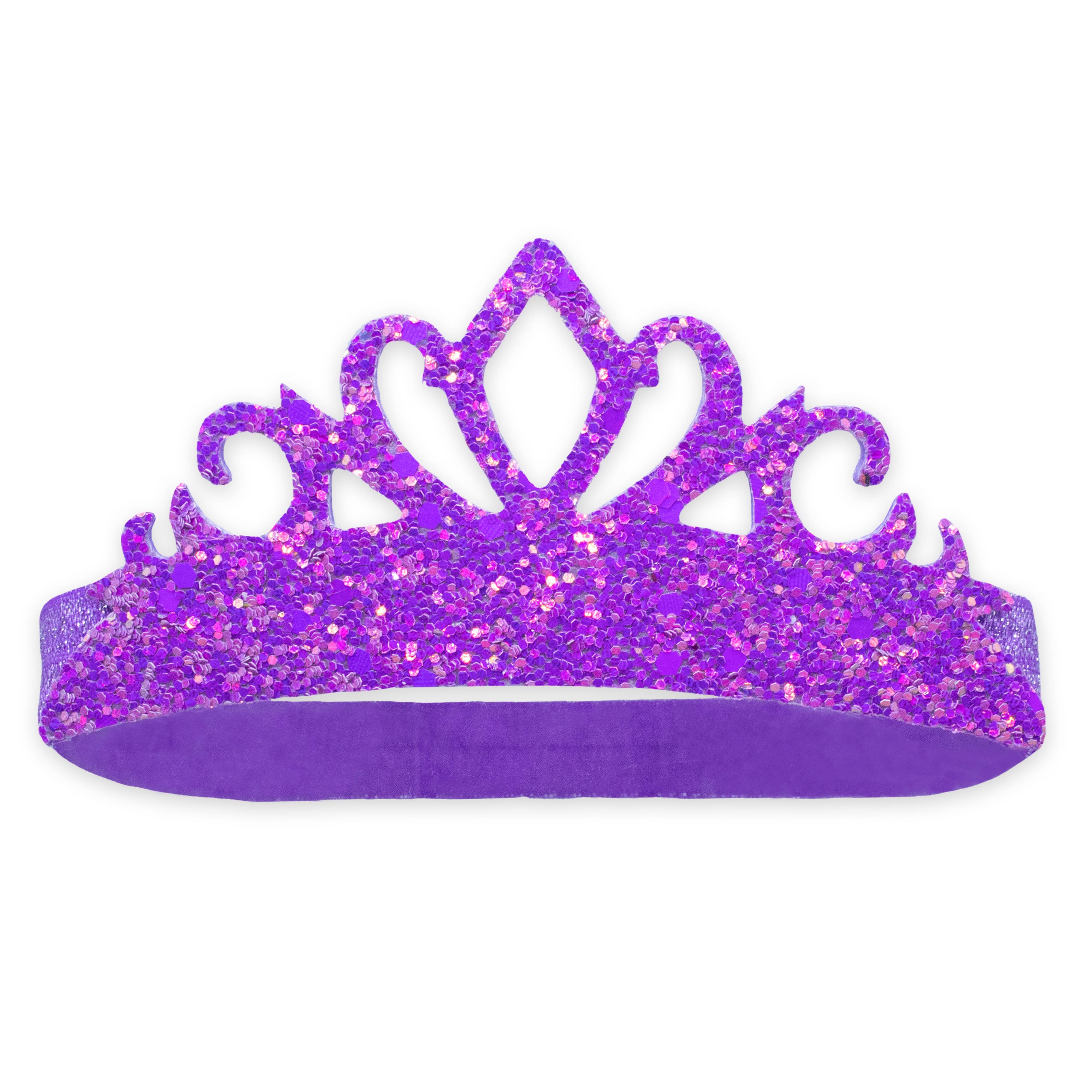 Frog Sac - Wholesale Tiara - Kids - Stretch Glitter Princess Tiara Headbands12