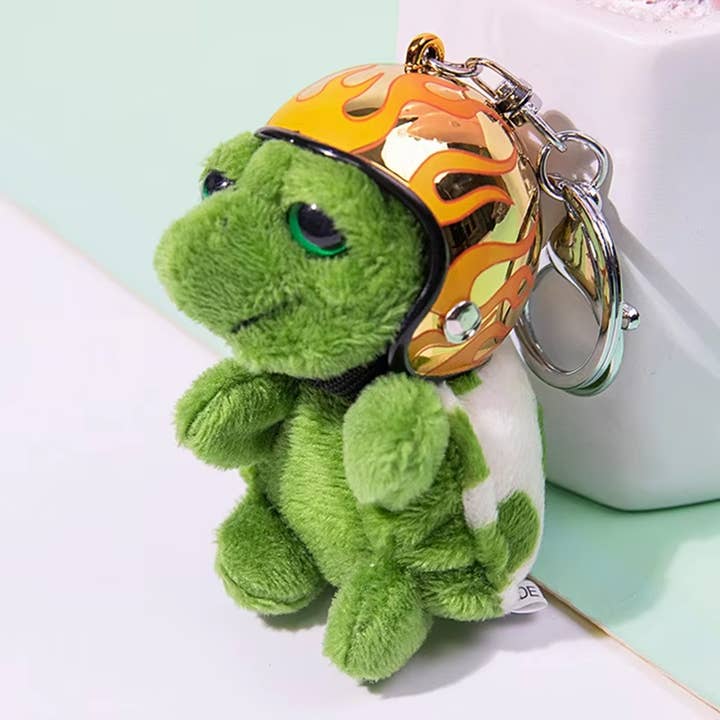 PR GROUPS LLC - Wholesale Keychain - Kids - Turtle Helmet Keychain Toy Assorted