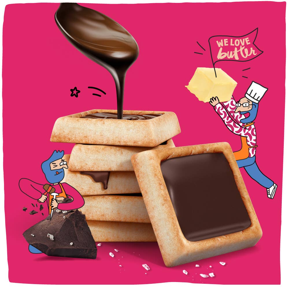 Michel et Augustin - Wholesale Cookie - Dark Chocolate with a Pinch of Sea Salt - 40ct3