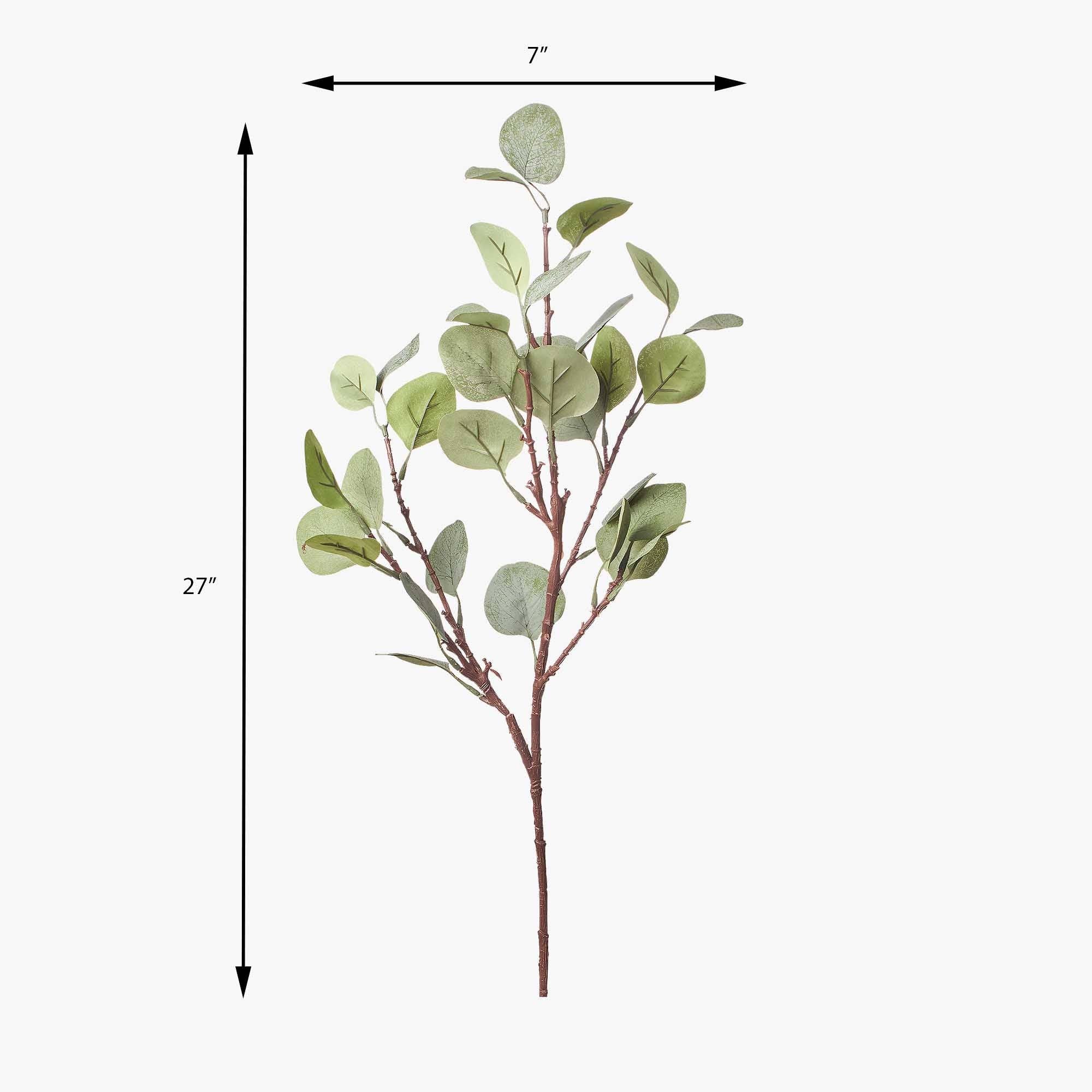 Portofino International Trading, USA - Vente Plantes artificielles - Spray artificiel à l'eucalyptus givré1