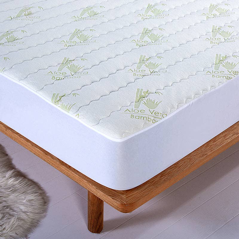 J&V TEXTILES - Wholesale Mattress Pad/Protector - Bamboo Mattress Protector - 4 Sizes!5