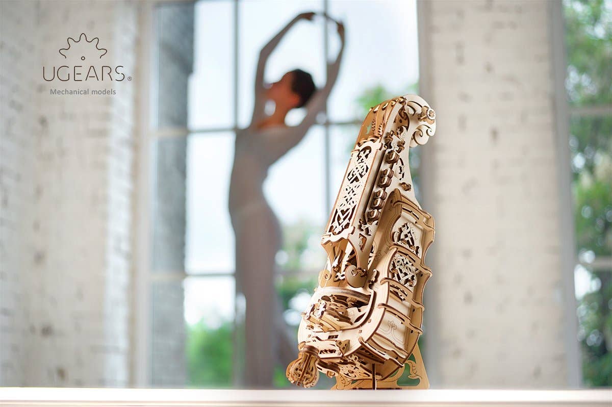 Ukidz LLC - Wholesale DIY Craft Kit - UGears Hurdy-Gurdy -Wooden 3D Puzzles - DIY6