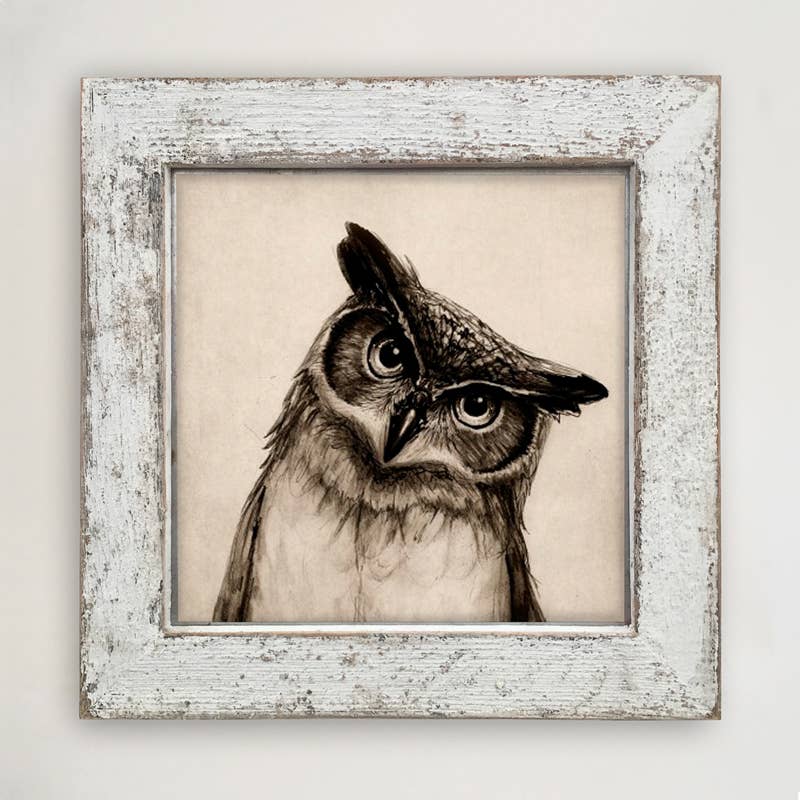 ginger blue - Wholesale Art Print - Owl6
