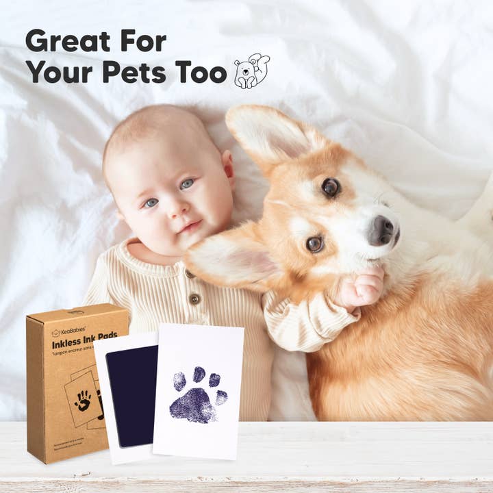 Twilight 4Pk Inkless Ink Pad, Baby Footprint Kit, Dog Paw Print Kit for wholesale on Faire