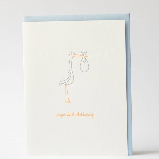 Special Delivery Greeting Card for wholesale by Albertine Press