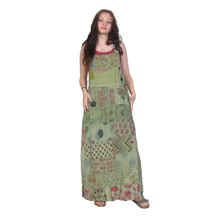 2308 Vintage Blue Sky Patchwork Dress for wholesale by Blue Sky