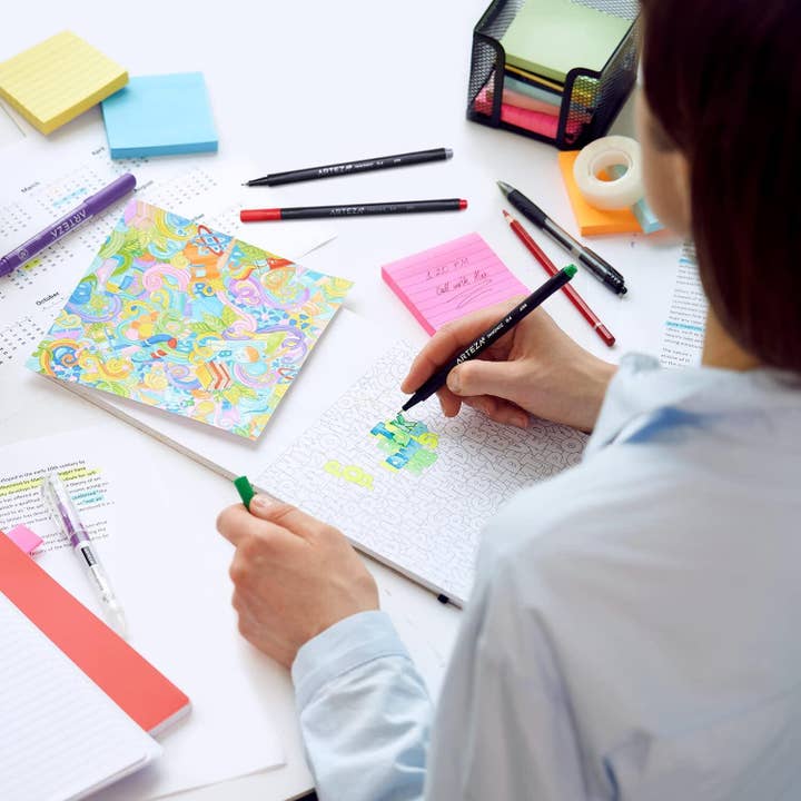 Plaid Crafts - Wholesale Pen - Arteza® Inkonic™ Fineliner Pens Set, 48 pc.7