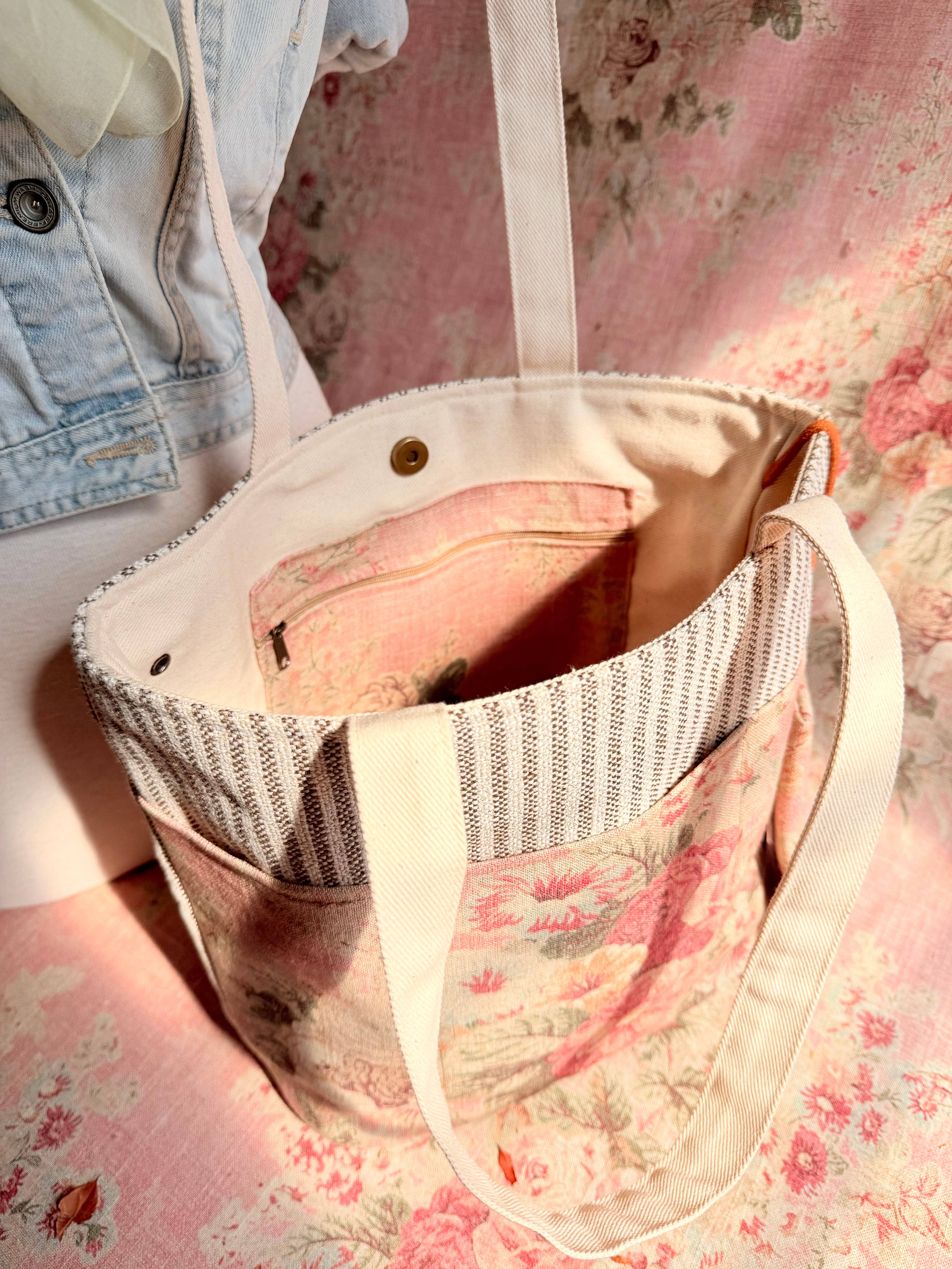 Atenti – wholesale Tote bag – Women's – The Rosewood Project Tote-Lg, Needle Arts/Craft Carryall, USA Handmade2