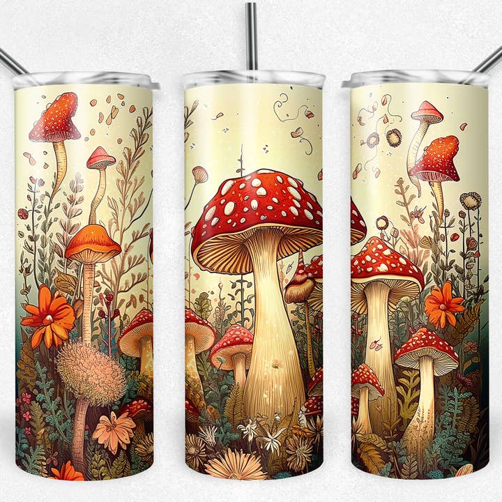 Mushroom Tumbler for wholesale by The Potted Oasis