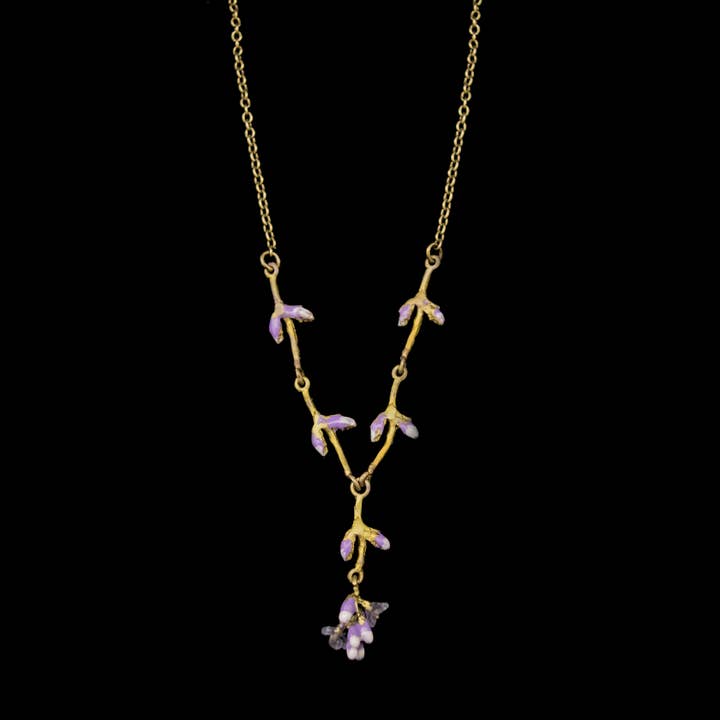 Lavender Necklace - 16" Adj. for wholesale by Michael Michaud