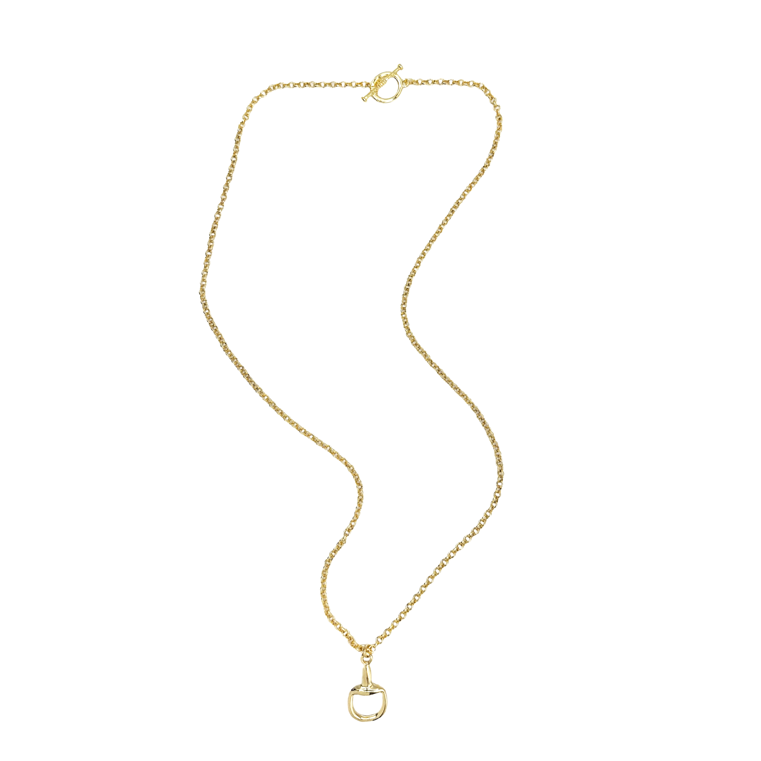 Fornash - Wholesale Pendant/Charm Necklace - Long Necklace  - Derby Bit Charm1