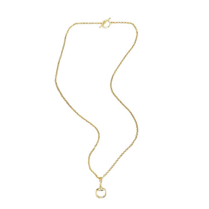 Fornash – wholesale Pendant/charm necklace – Long Necklace - Derby Bit Charm1