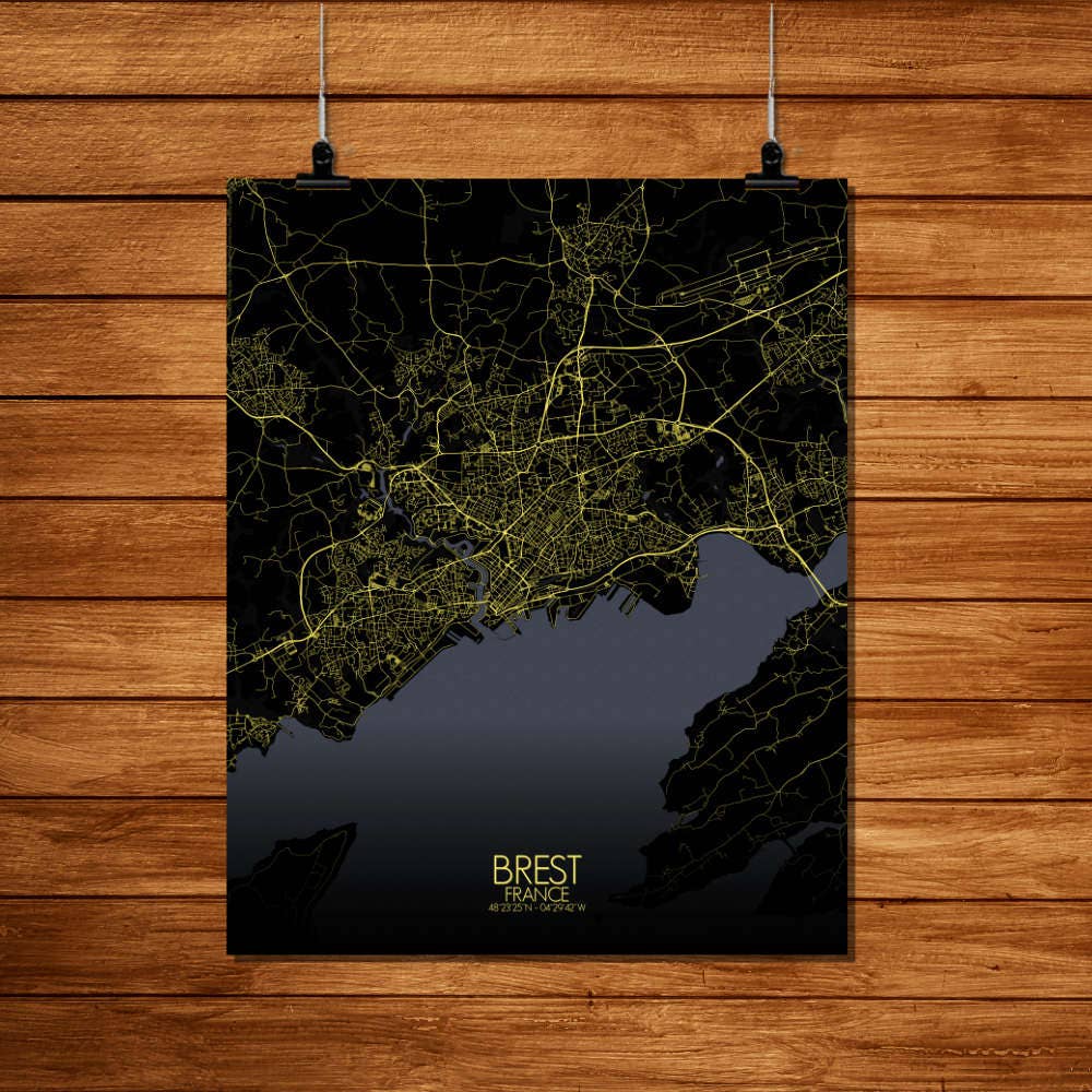 mapospheres - Venta al por mayor Pósteres - Poster de Brest | Francia13
