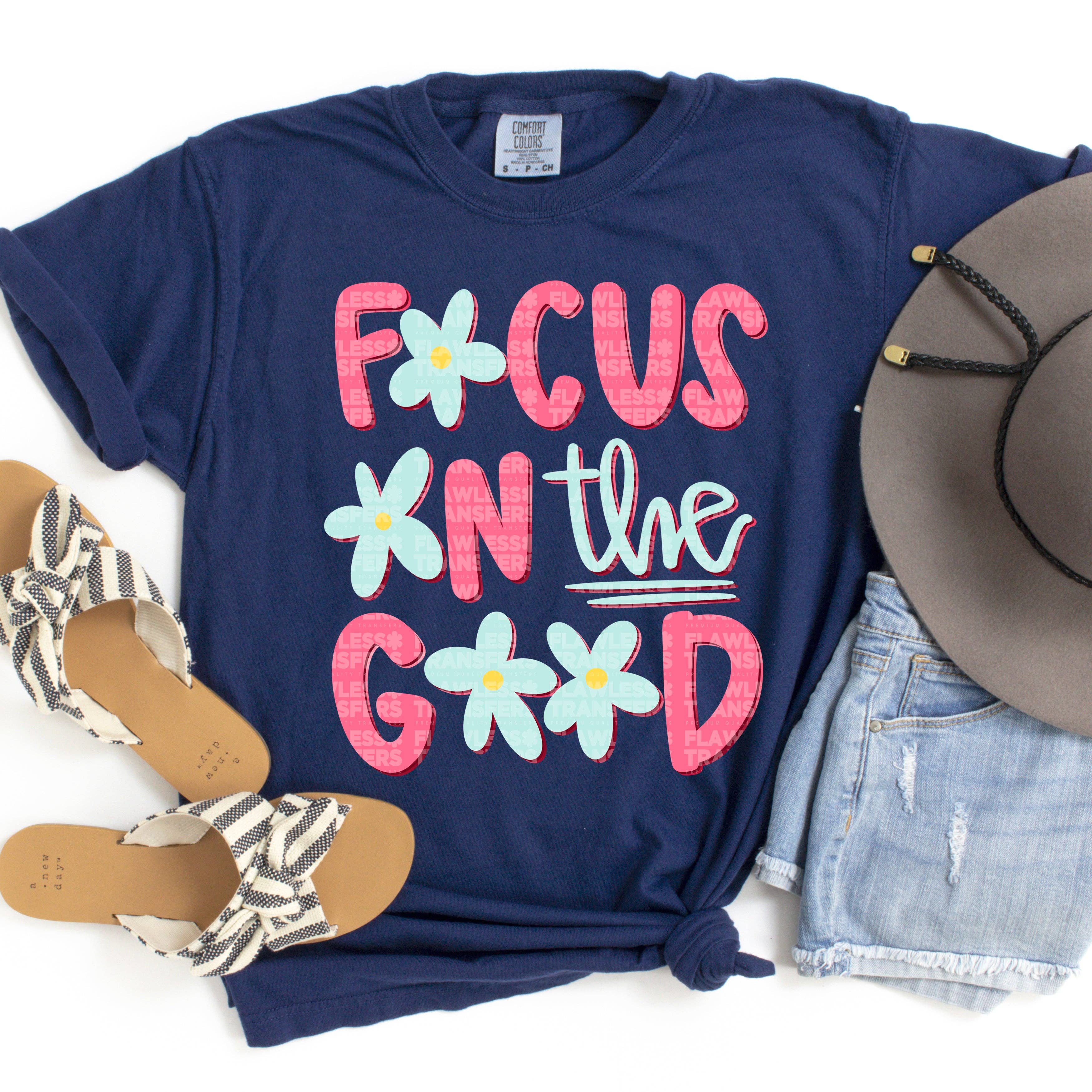 Flawless Transfers - Wholesale Sublimation Transfer - Focus On The Good #2259 DTF Transfer0