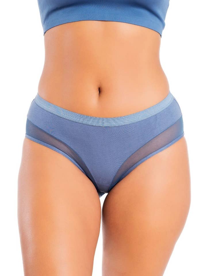 Boybrief en maille de coton - Bleu stellaire pour la vente par 4WBW Intimates