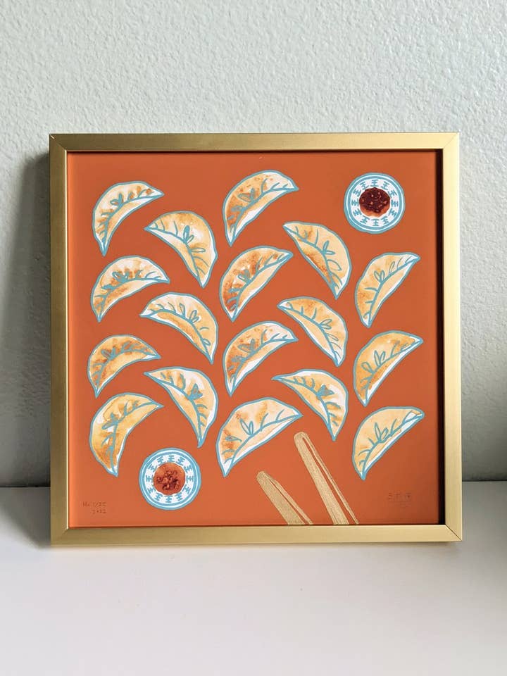 CLEARANCE - "Dumpling Time" Art Print for wholesale by Chroma Rex