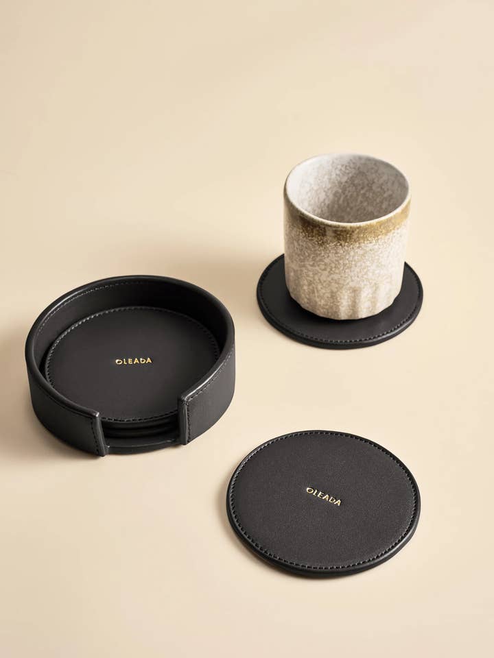 Sip N Stay Coaster Set for wholesale by OLEADA