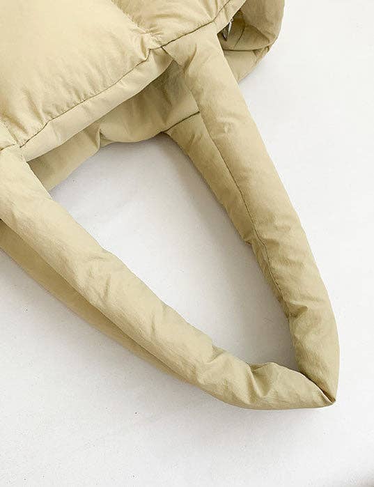 Sweetkama - Wholesale Tote Bag - Women's - Ladies Puff Solid Color Padded Cloud Tote Bag SKAB41346