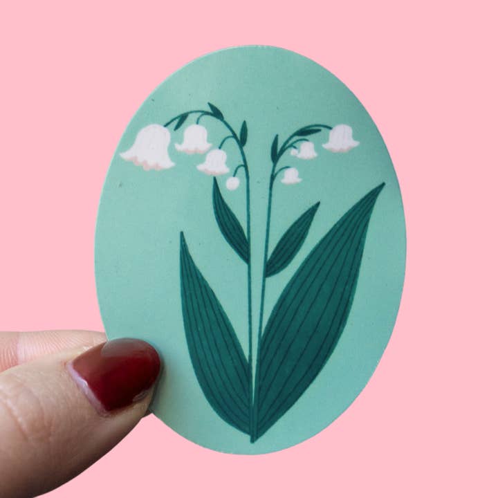 Lilly of the Valley klistermärke för wholesale av Brightrose Studio