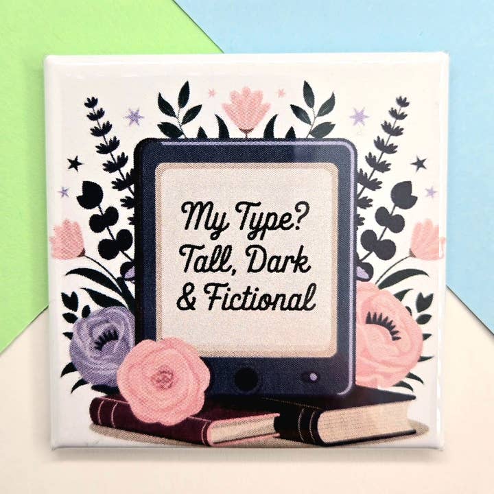 Gelukkig Klein Magneetje - Mijn Type? Lang, Donker & Fictief voor wholesale door Stuck Together Magnets