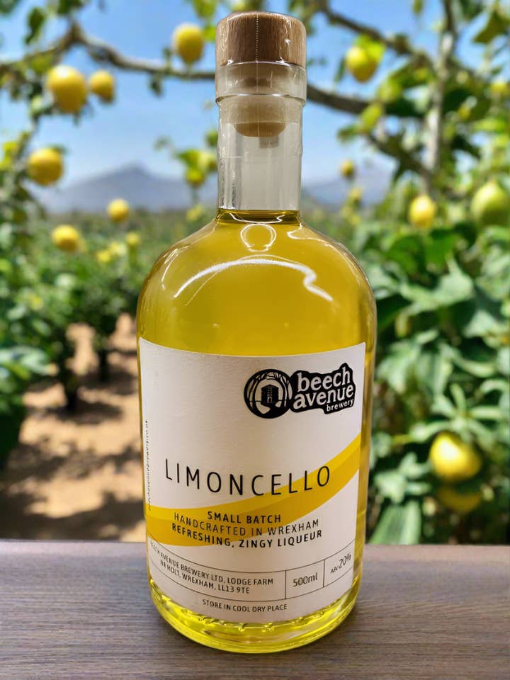 Limoncello abv 20% for wholesale by Beech Avenue Drinks Co.