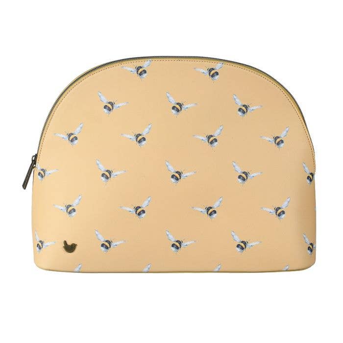 Wrendale Designs - Wholesale Makeup/Cosmetic Bag - 'Flight of the Bumblebee' bee Large Cosmetic Bag