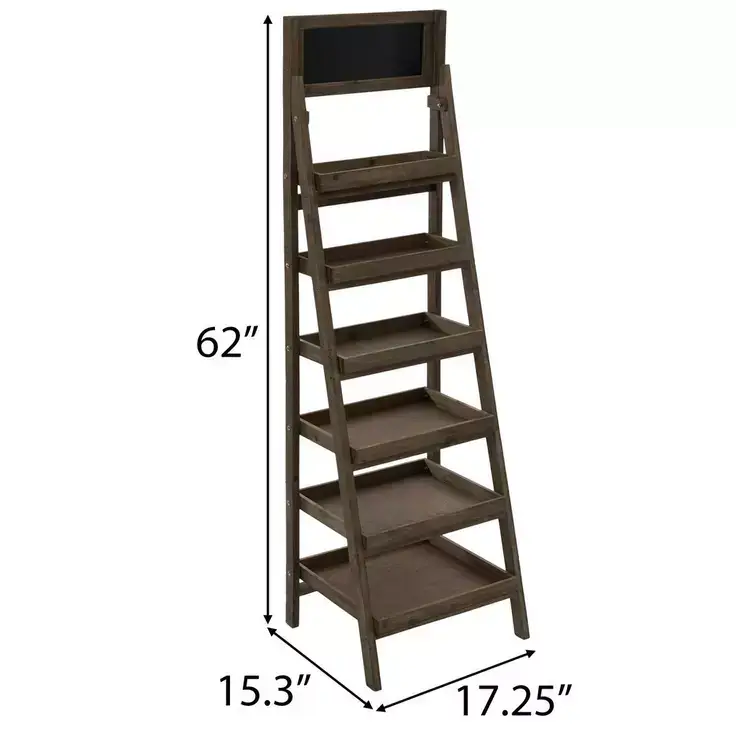 Milkhouse Candle Company - Wholesale Retailer Display Stand/Case - Retail Ladder Display Shelf2