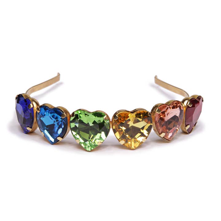 REGNBÅGEHJÄRTA HÅRBAND för wholesale av MORDEKAI