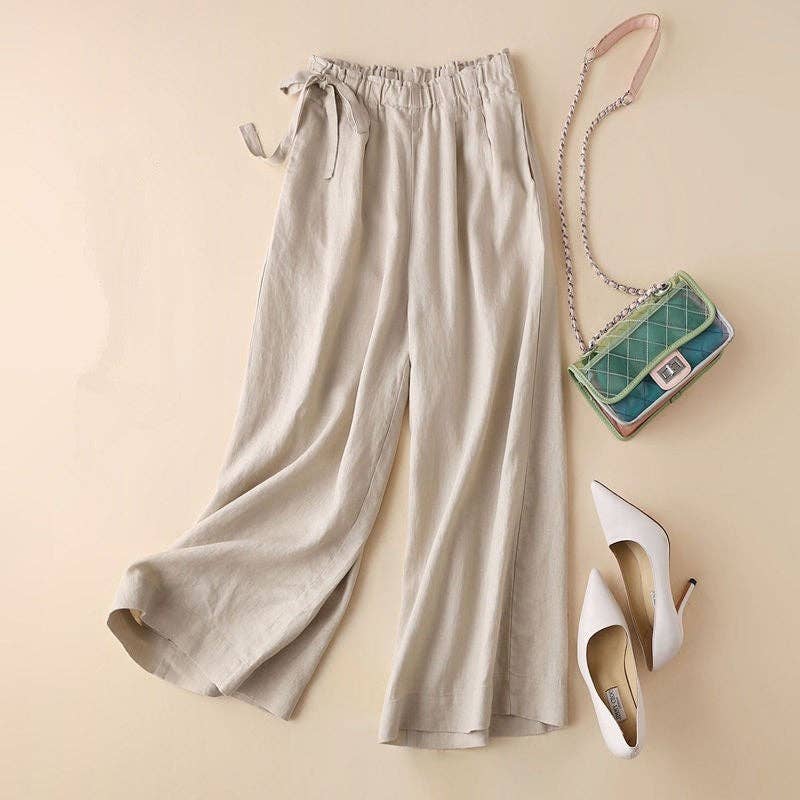 OceanusSwim – wholesale Pants – Women's – Loose High Waist Wide Leg Pants5