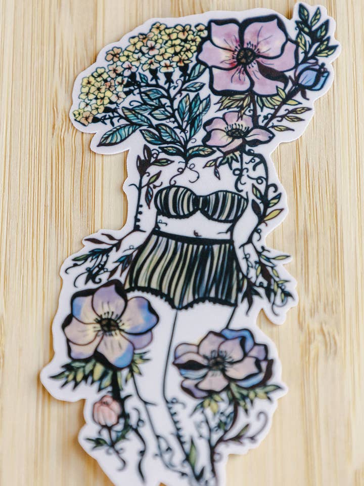 Yarrow Sisters Sticker for wholesale by Marcy Ellis