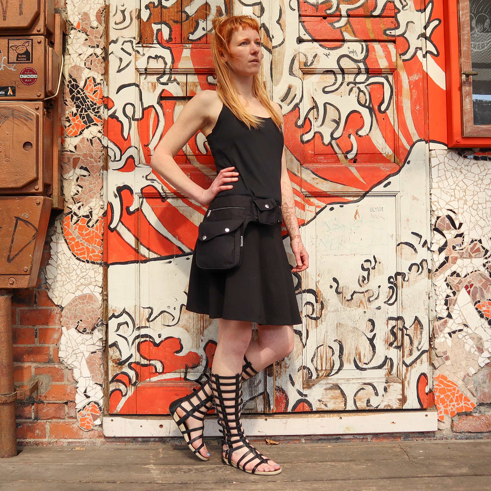 Tribal Trade GmbH – wholesale Belt bag – Women’s – Premium bum bag Buddy black bum bag waist bag8