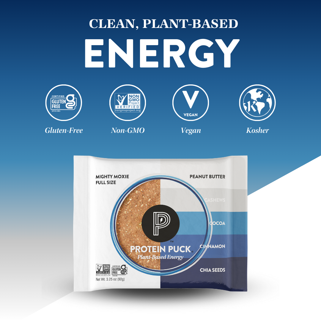 Protein Puck - Wholesale Snack Bar - Mighty Moxie (Cocoa, Cashew, Cinnamon) (16 - 3.25oz Bars)5