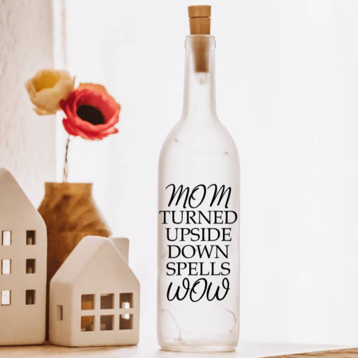 Firefly Home Designs - Wholesale Accent/desk lamp - Mothers Day Gifts, Mothers Day, Spring, Wine Bottle Lamp2