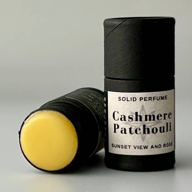 Cashmere Patchouli Solid Perfume for wholesale by Sunset View and Rose