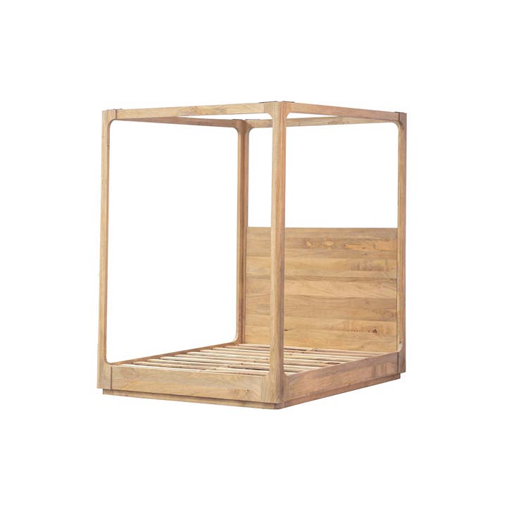 Lit balinais en bois de manguier Felo 188 x 207 x 229 cm pour la vente par Ethan Chloe - GARPE GROUP - GARCIA PÉREZ Y CÍA S.L.