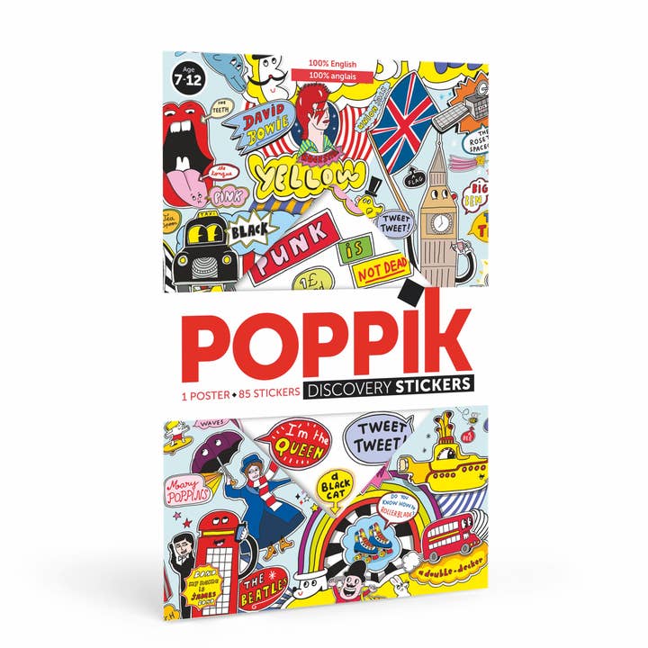 Anglais - Poster en stickers - Discovery 7 + pour la vente par POPPIK