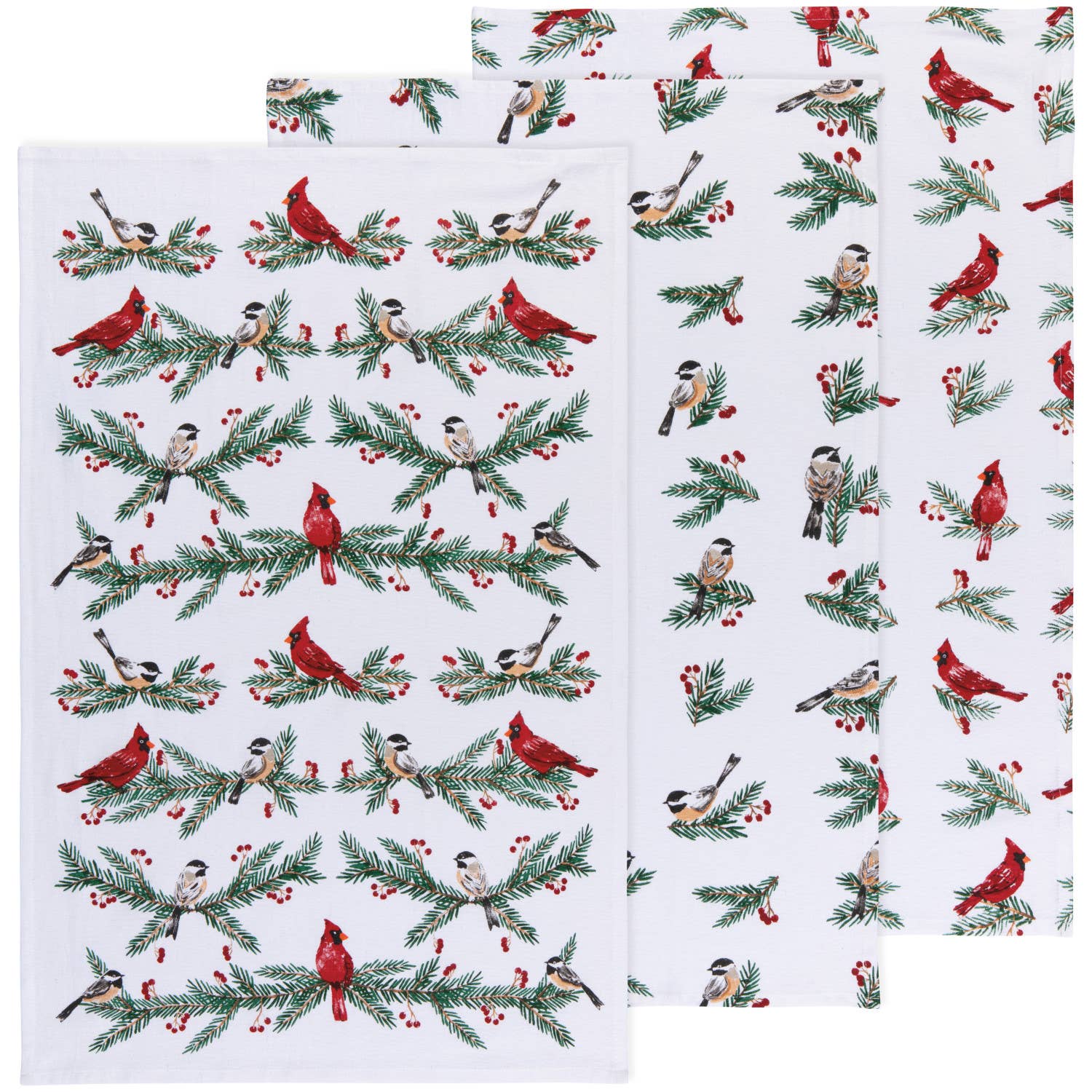 Now Designs by Danica - Wholesale Tea Towel - Birds & Boughs Baker's Floursack Dishtowels Set of 30