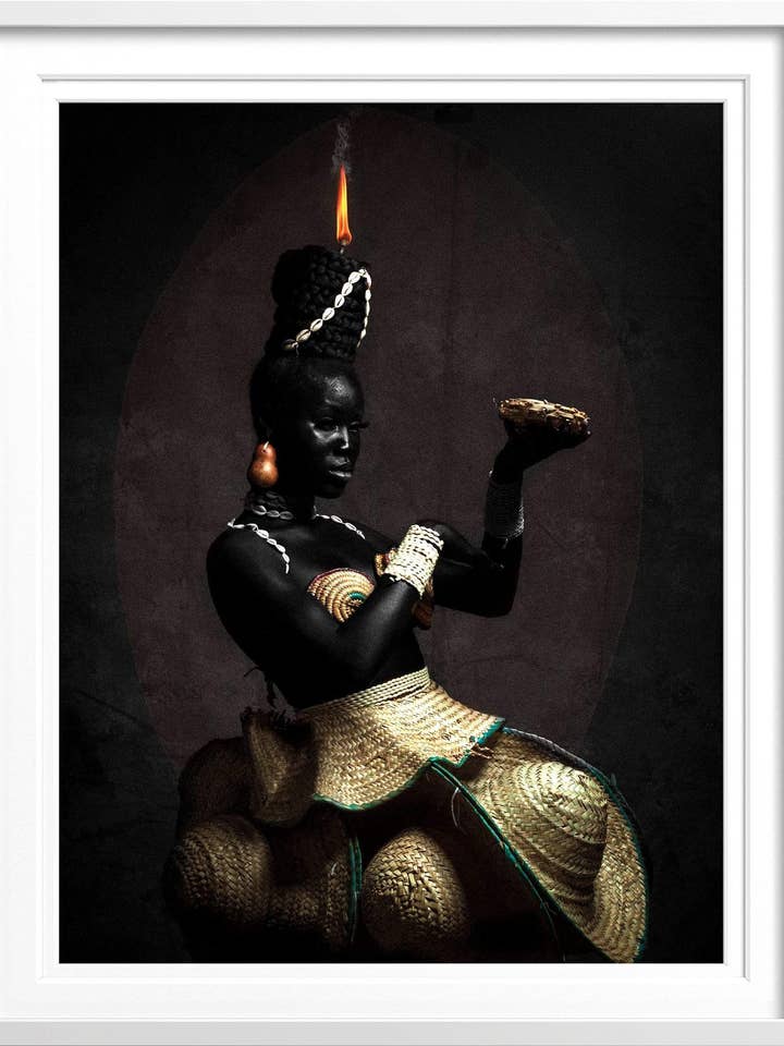 Krieger des Lichts - Jarumi na Haske - XL - 100x125cm - Weiß für den Großhandel von Ivhu