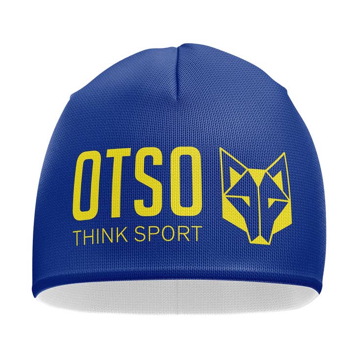 Electric Blue/Fluo Yellow Beanie for wholesale by OTSO