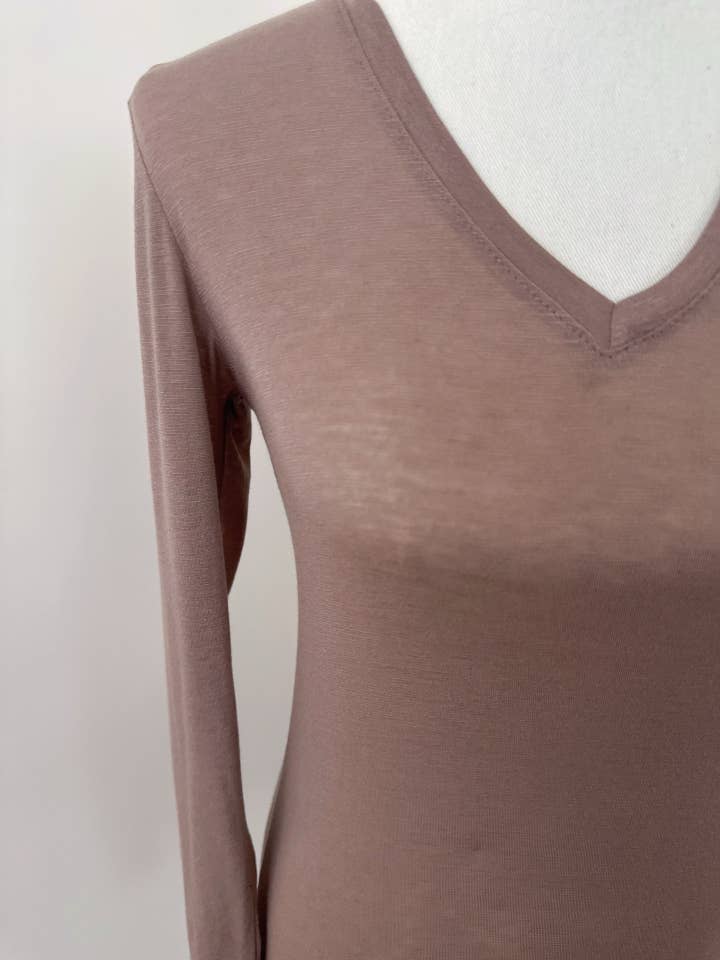 Orice - Wholesale T-Shirt - Women's - Long-sleeve V-neck T-shirt - Orice14