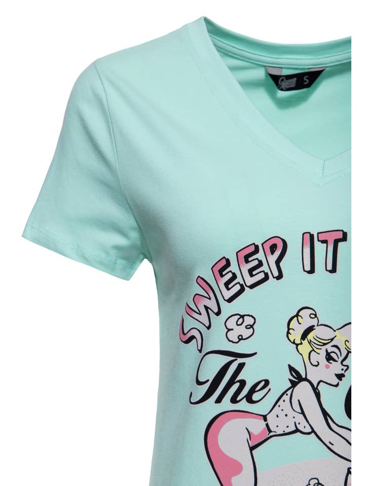 KING KEROSIN - Wholesale Screen printed t-shirt – Women′s - T-shirt "Sweep it under the carpet"9