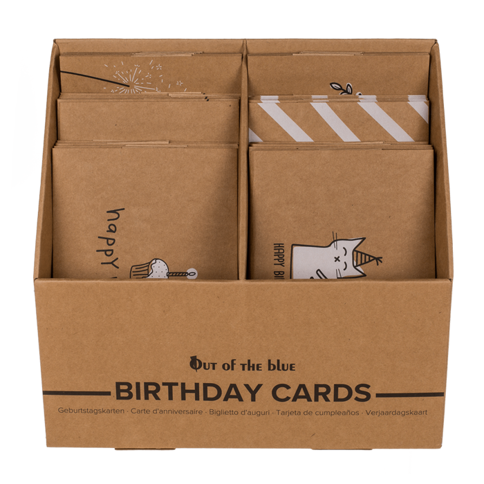 Out of the blue KG - Wholesale DIY Craft Kit - Craft paper gift card 2 in 1,1