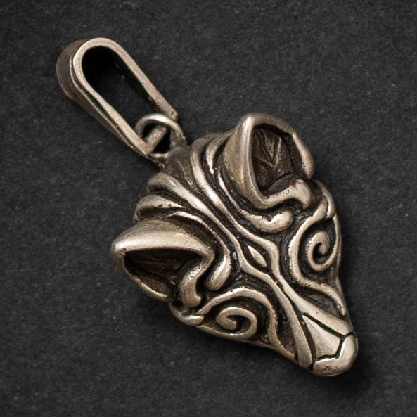 Pingente em Prata Lobo Mexicano por atacado de Maral Kunst