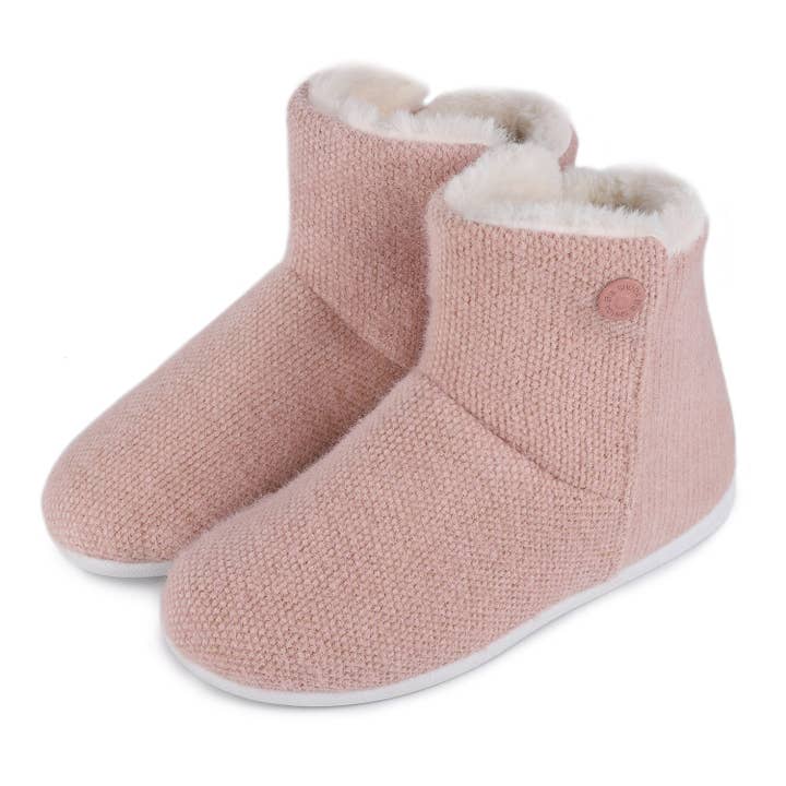 Jenny Boot Slipper in Blush for wholesale by Shu Da Living